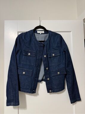 ZARA NWT $69 Indigo Denim Jacket Size Small